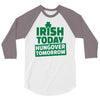hungover tomorrow best trending 3/4 Sleeve Shirt