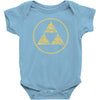 the triforce Baby Bodysuit