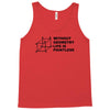 without geometry life is pointless funny math school science nerd geek Tank Top