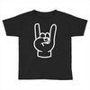 rock and roll throwing horns Toddler T-shirt