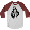 uncle sam 3/4 Sleeve Shirt