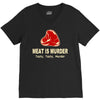meat is murder tasty tasty murder V-Neck Tee