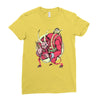 krampus (blood red) Ladies Fitted T-Shirt