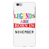 legends are born november iPhone 6 Plus/6s Plus Case
