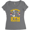 training to be gym master Women's Triblend Scoop T-shirt