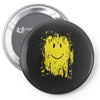 mud smiley face Pin-back button