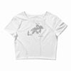 banksy fallen angel Crop Top