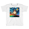 Totoro Van Gogh Parody Toddler T-shirt