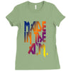 made in the am Ladies Fitted T-Shirt