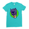 bat joke Ladies Fitted T-Shirt