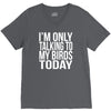 i'm only talking to my birds today V-Neck Tee