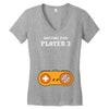 Waiting for Player 3 Gamer Women's V-Neck T-Shirt