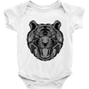 tiger zentangle Baby Onesie