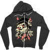 freaky biker Zipper Hoodie