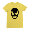 black nom nom Ladies Fitted T-Shirt