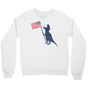 Patriotic T-Rex Crewneck Sweatshirt