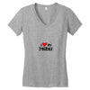 I LOVE MY FATHER Women's V-Neck T-Shirt
