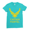 captain marvel 4 Ladies Fitted T-Shirt