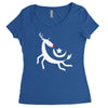 flying rudolph Women's Triblend Scoop T-shirt