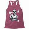 skull gamer Racerback Tank