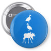 duck duck moose funny Pin-back button