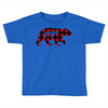 papa christmas bear Toddler T-shirt