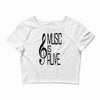 music lover Crop Top