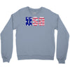 american freedom flag Crewneck Sweatshirt