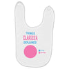 clarissa explained nothing Baby Bibs