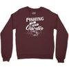 fishing is my cardio Crewneck Sweatshirt