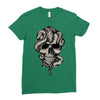 skull snake Ladies Fitted T-Shirt