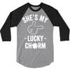 she's my lucky charm 3/4 Sleeve Shirt