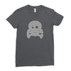 Skull Ghost Ladies Fitted T-Shirt