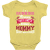 running mommy white Baby Bodysuit