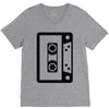retro cassette V-Neck Tee