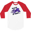 octopi my thoughts 3/4 Sleeve Shirt