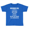 Super November Girl Toddler T-shirt