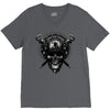 skull V-Neck Tee