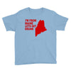 funny maine state Youth Tee