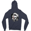 skull hexagon Zipper Hoodie