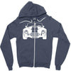 ford shelby ac cobra ac ace car auto classic historic oldtimer Zipper Hoodie