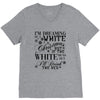 i'm dreaming of a white christmas but if the white runs out i'll drin V-Neck Tee