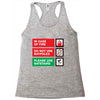 bat safety Racerback Tank