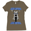 funny , fourtwo wheels, ideal gift, birthday present Ladies Fitted T-Shirt