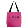 i ate sum pi t shirt s m l xl 2xl 3xl funny nerdy geeky college awesom Tote Bags