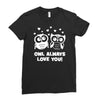 owl always love you Ladies Fitted T-Shirt