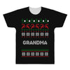 ugly christmas grandma All Over Men's T-shirt