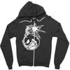 angry bomb Zipper Hoodie