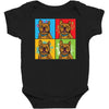 pop art Baby Bodysuit
