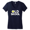 old skool Women's V-Neck T-Shirt